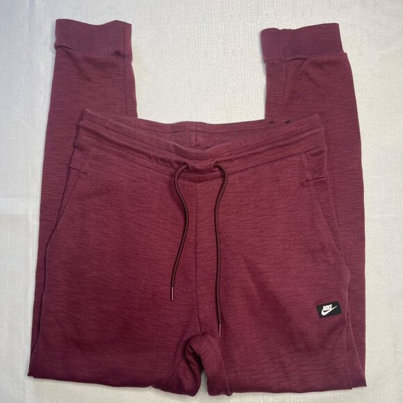 Ladies Dark Red Nike Joggers pants size medium - Picture 4 of 7